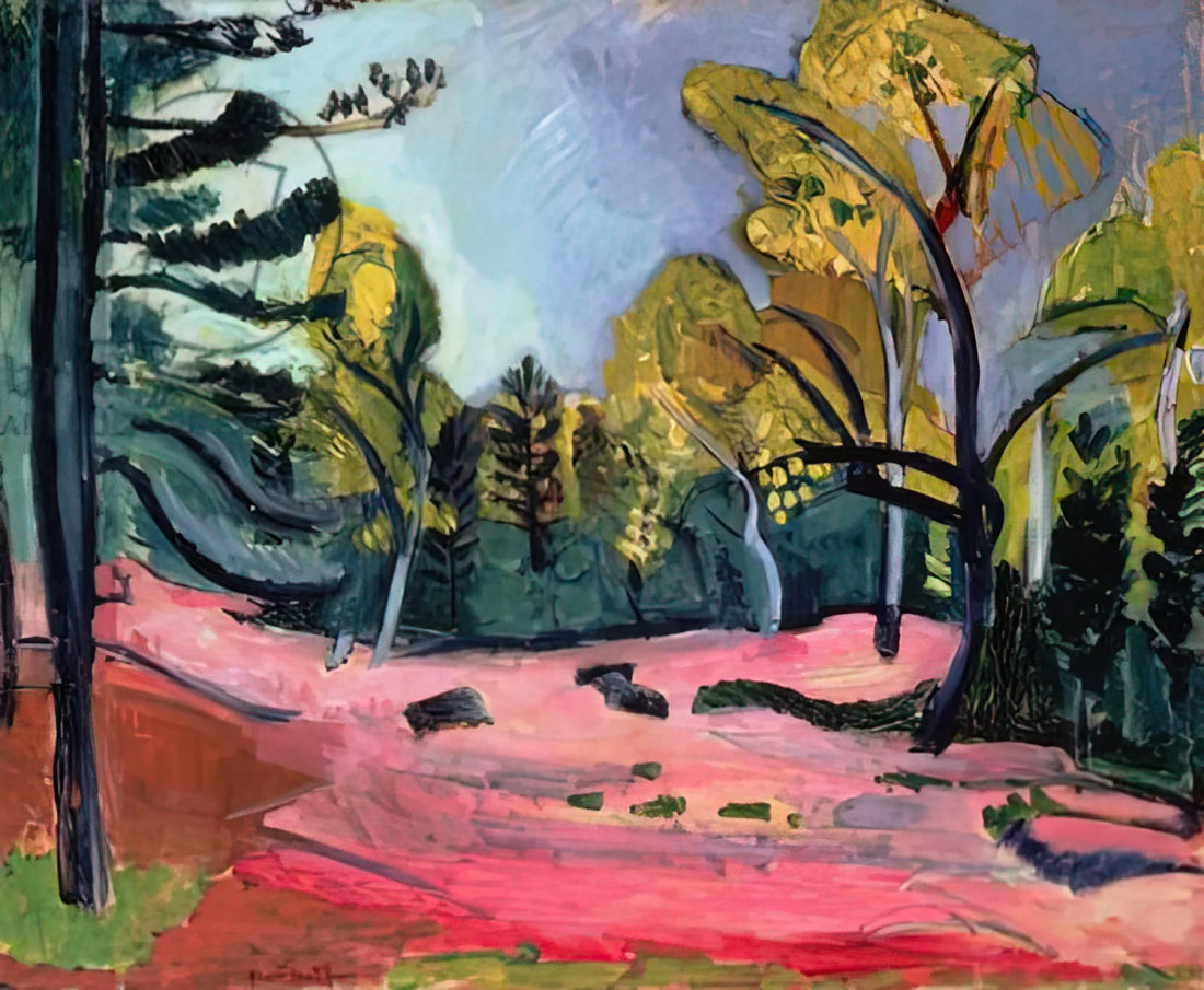 Henri Matisse's La Pompadour: A Masterpiece of Fauvist Portraiture and Decorative Genius - LANDSCAPE 1909 by Henri Matisse