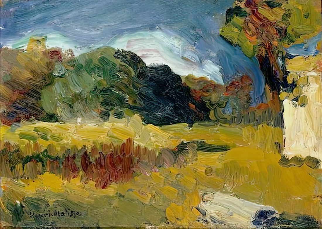 Henriette Matisse: The Overlooked Muse and Artist in Henri Matisse's Creative Universe - LANDSCAPE OF CORSICA by Henri Matisse