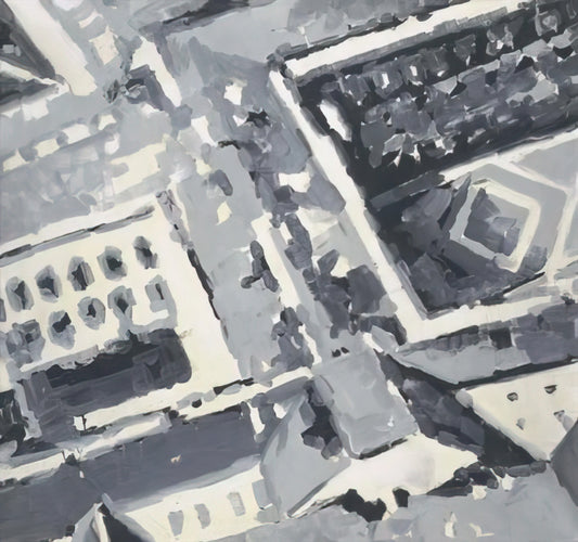 Herbert Davis Richter: The Overlooked Master of Atmospheric British Painting - TOWNSCAPE M1 1968 by Gerhard Richter
