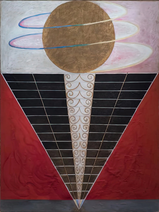 Hilma af Klint Buddha: The Spiritual Geometry of a Visionary Artist - ALTARPIECE NO 2 1915 by Hilma af Klint