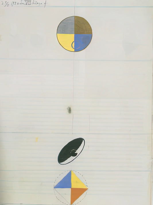 Hilma af Klint Complete Works: The Pioneering Visionary of Abstract Art - SERIES NO VII NO 3F 1920 by Hilma af Klint
