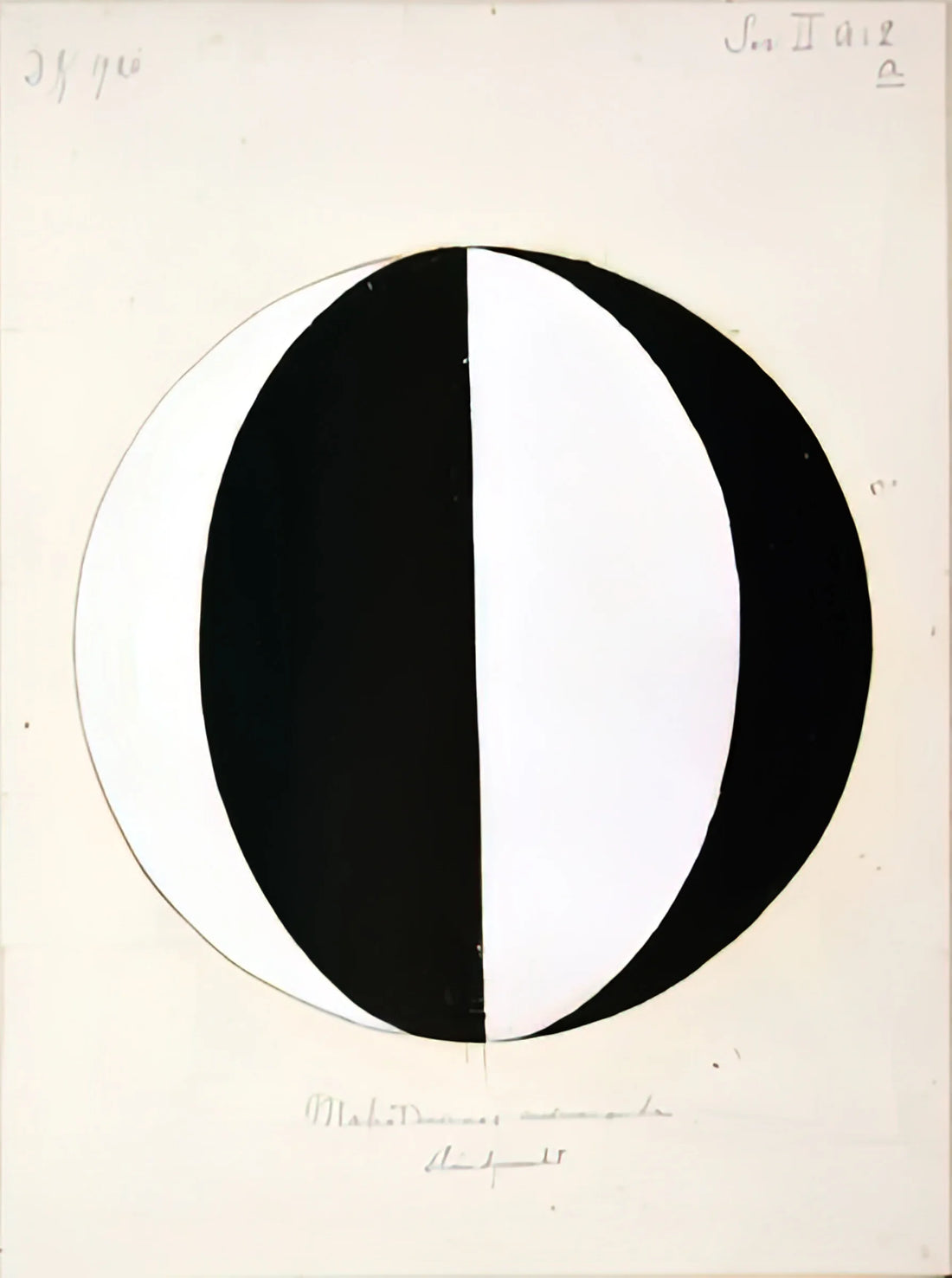 Hilma af Klint Tickets: Your Guide to Experiencing the Pioneer of Abstract Art - THE MAHATMAS PRESENT STANDING POINT SERIES II NO 2A 1920 by Hilma af Klint