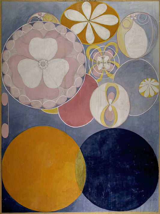 Hilma af Klint and Group X: The Secret Pioneers of Abstract Art - DE TIO ST RSTA N 2 BARNAALDERN 1907 by Hilma af Klint