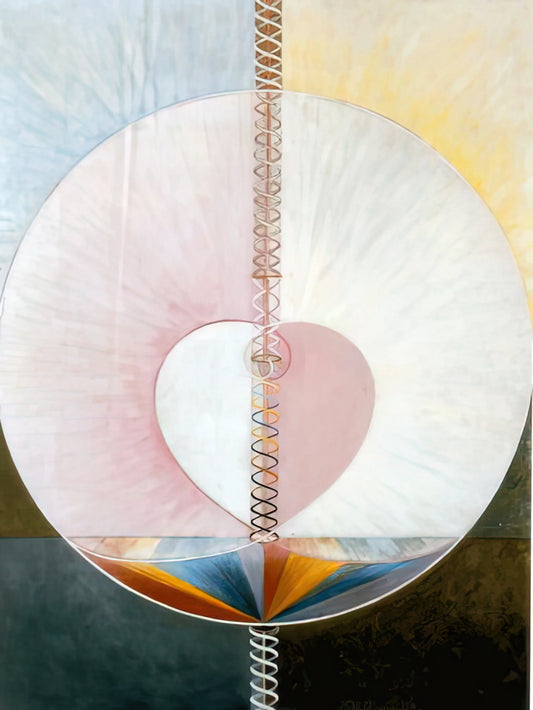 Hilma af Klint and the Serpentine: Decoding the Symbolic Language of a Visionary Artist - WHAT A HUMAN BEING IS 1910 by Hilma af Klint
