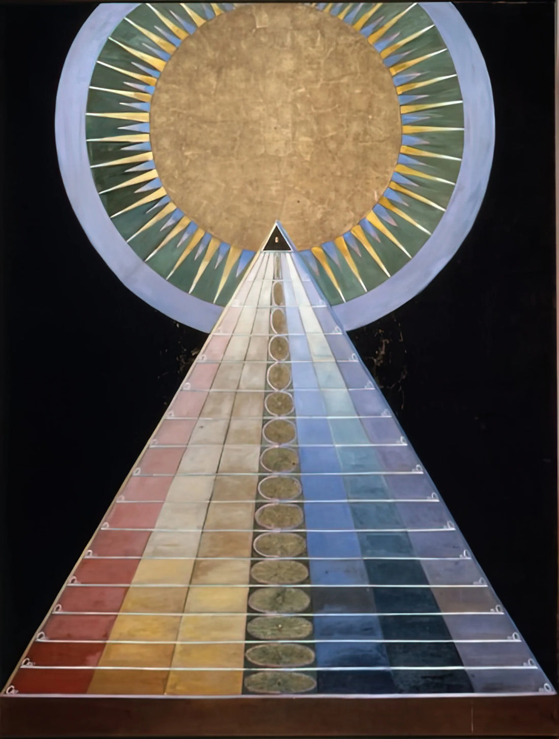 Hilma af Klint: The Pioneering Painter Who Redefined Abstraction - ALTAR PAINTING 1915 by Hilma af Klint