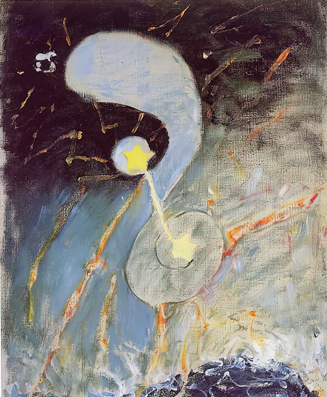 Hilma af Klint's Atom Series: Decoding the Spiritual Geometry of a Visionary Pioneer - CHAOS NR 2 1906 by Hilma af Klint