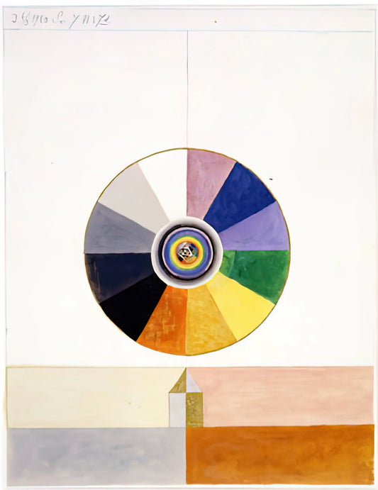 Hilma af Klint's Dove No. 2: Decoding the Spiritual Geometry of a Visionary Masterpiece - SERIES VII NO 7D 1920 by Hilma af Klint