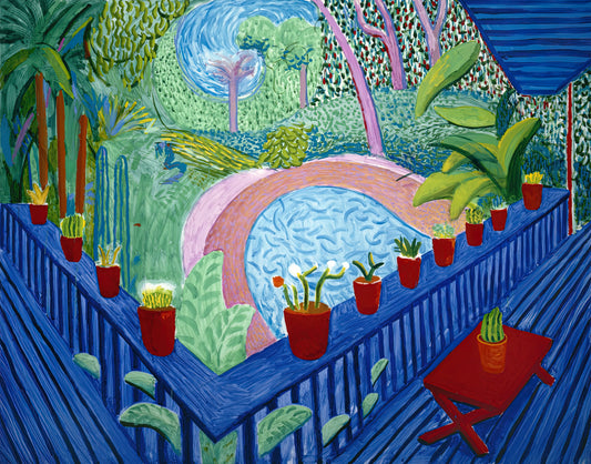 Hockney at Lightroom: A Masterclass in Perspective and Modern Immersive Art - David Hockney by David Hockney