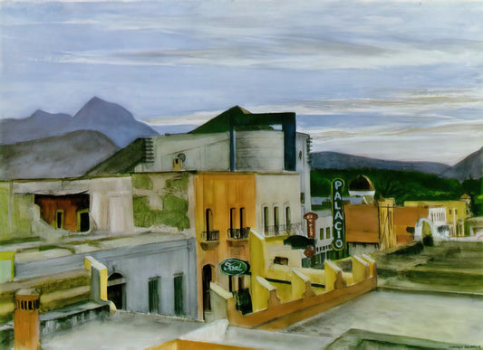 Hopper Nighthawks Poster: The Iconic American Scene in Your Space - El Palacio by Edward Hopper