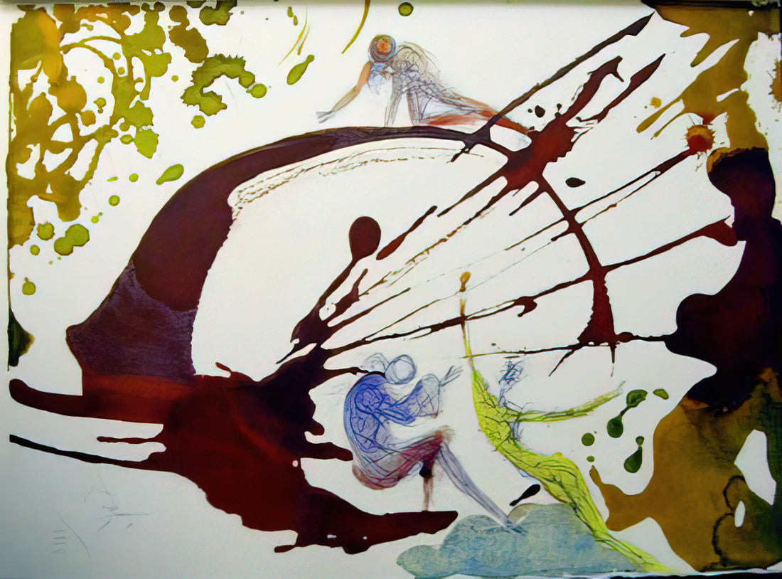 How to Buy Dali Prints: A Collector's Guide to Authentic Surrealist Art - IN PRINCIPIODEUS CREAVIT 1964 by Salvador Dali