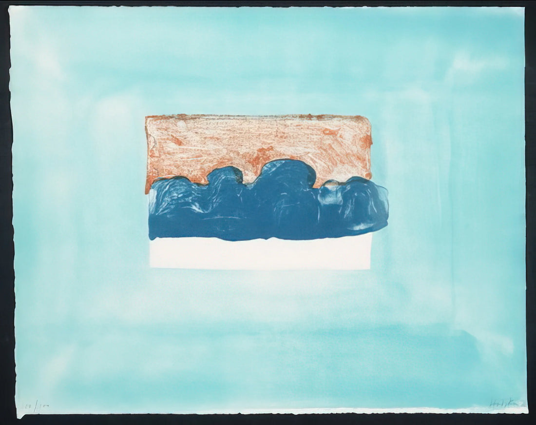 Howard Hodgkin Swimming: The Fluid Language of Memory and Emotion in Abstract Art - Untitled - 1976 by Howard Hodgkin