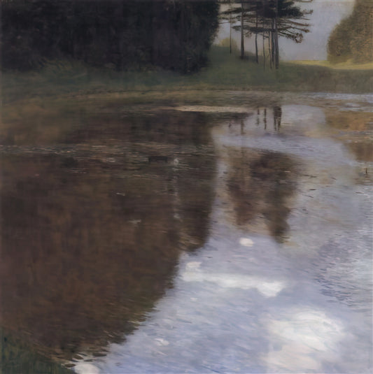 IKEA Gustav Klimt: The Unlikely Alliance of Swedish Design and Austrian Symbolism - QUIET POND IN THE PARK OF APPEAL by Gustav Klimt