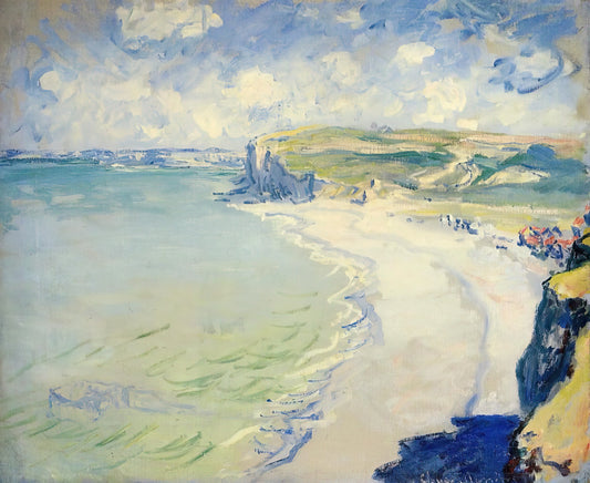 Impressionism Art Monet: The Revolutionary Vision That Changed Painting Forever - The Beach at Pourville by claude monet