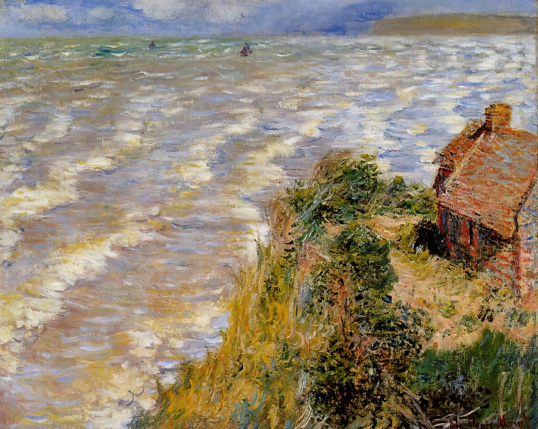 Impressionist Painting Water Lilies: Claude Monet's Masterpiece Series and Its Enduring Legacy - Rising Tide at Pourville by claude monet