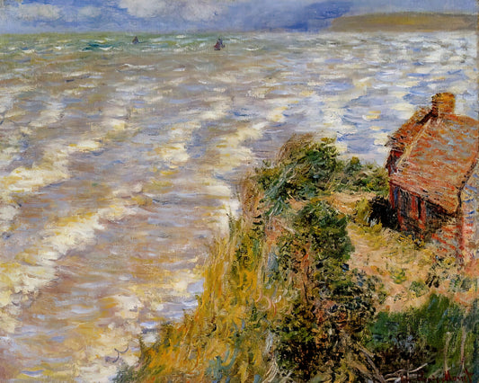 Impressionist Painting Water Lilies: Claude Monet's Masterpiece Series and Its Enduring Legacy - Rising Tide at Pourville by claude monet