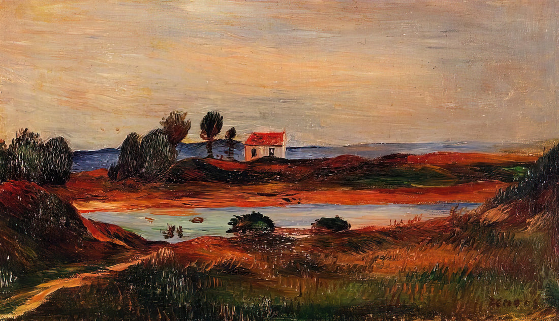 In the Garden by Renoir: A Masterpiece of Impressionist Joy and Light - View of Brittany by Pierre-Auguste Renoir