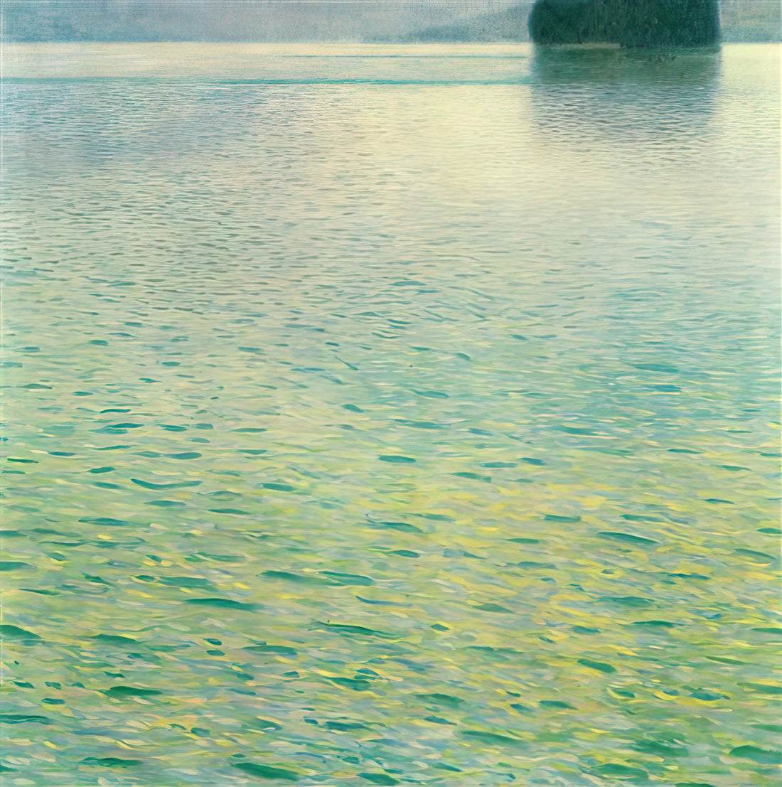 Ingé Prader and Gustav Klimt: A Modern Photographic Homage to Vienna Secession - ISLAND IN THE ATTERSEE by Gustav Klimt