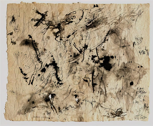 Jackson Pollock Abstract Painting: The Revolutionary Drip Technique That Changed Art History - UNTITLED 1951 1 by Jackson Pollock