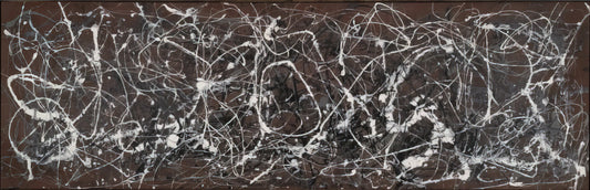 Jackson Pollock Art Price: Understanding the Value of Original Works and Accessible Alternatives - NUMBER 13A ARABESQUE 1948 by Jackson Pollock