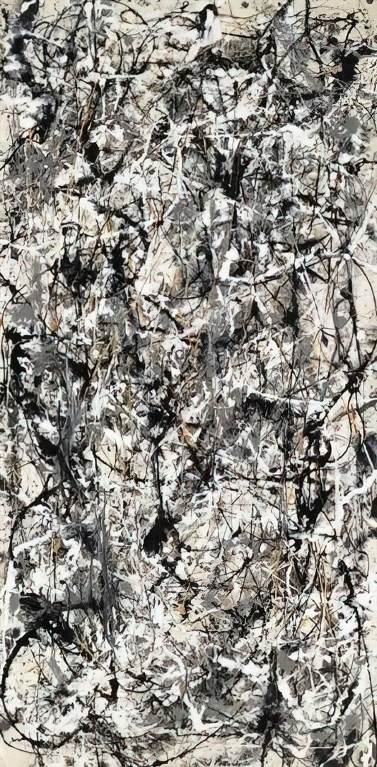 Jackson Pollock MOMA Paintings: A Curator's Guide to Abstract Expressionism's Revolutionary Works - CATHEDRAL 1947 by Jackson Pollock