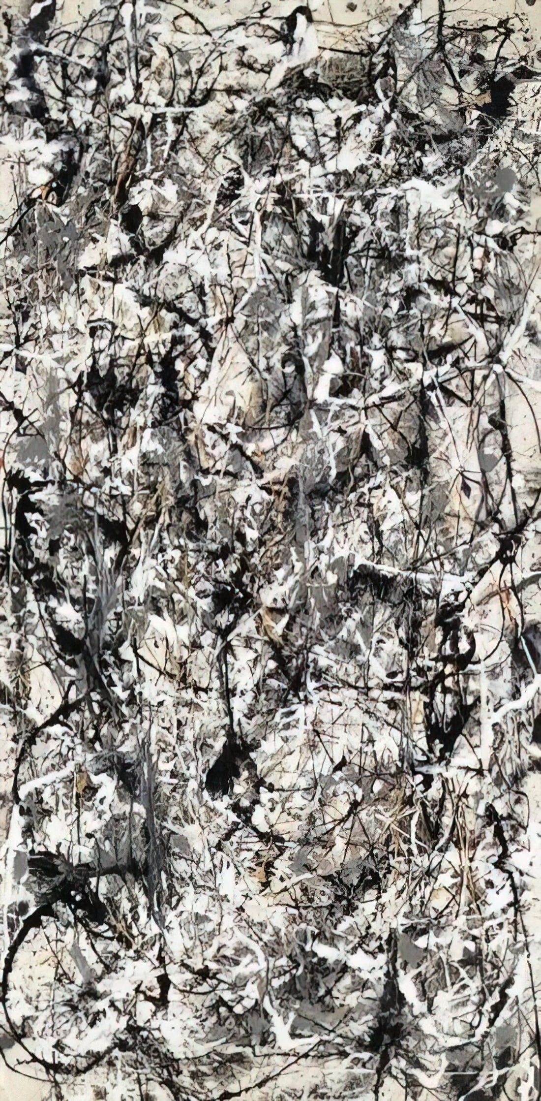 Jackson Pollock No. 5, 1948: Decoding the Masterpiece of Abstract Expressionism - CATHEDRAL 1947 by Jackson Pollock