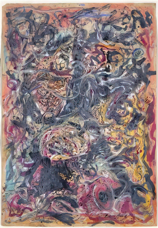 Jackson Pollock Number 5 Print: A Collector's Guide to the Abstract Expressionist Masterpiece - PATTERN by Jackson Pollock