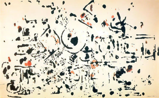 Jackson Pollock Paintings in Museums: A Curated Guide to His Masterpieces - UNTITLED 1951 by Jackson Pollock