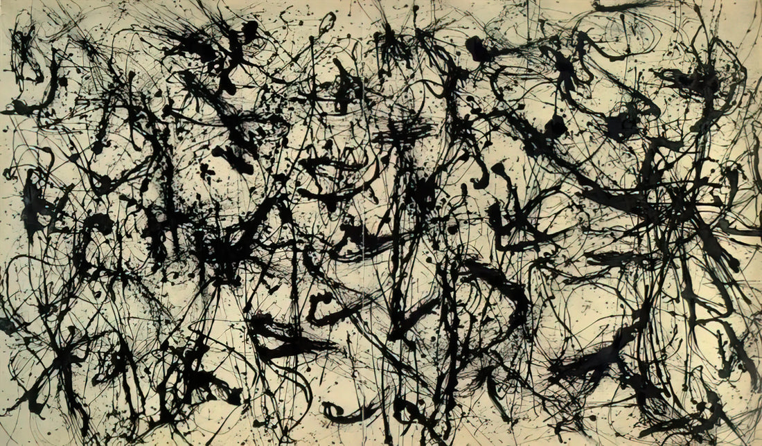 Jackson Pollock Prints on Canvas for Sale: A Collector's Guide to Authentic Abstract Expressionism - NUMBER 32 1950 by Jackson Pollock