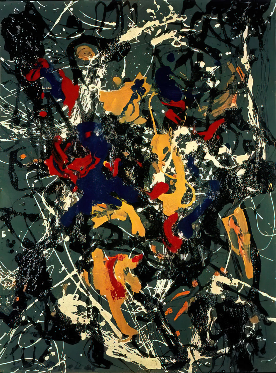Jackson Pollock and Peggy Guggenheim: The Patronage That Changed American Art - NUMBER 3 1948 by Jackson Pollock