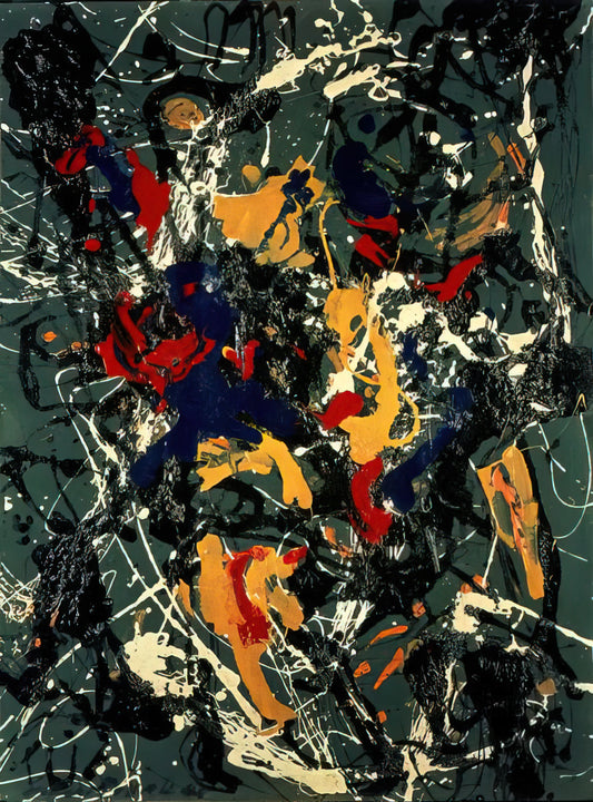 Jackson Pollock and Peggy Guggenheim: The Patronage That Changed American Art - NUMBER 3 1948 by Jackson Pollock