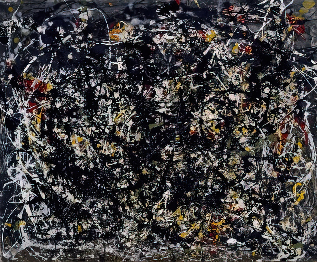 Jackson Pollock at the National Gallery of Art: A Deep Dive into Abstract Expressionism's Revolutionary - NUMBER 6 1949 by Jackson Pollock