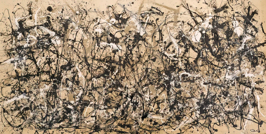 Jackson Pollock: Der amerikanische Meister des abstrakten Expressionismus - AUTUMN RHYTHM NUMBER 30 1950 by Jackson Pollock