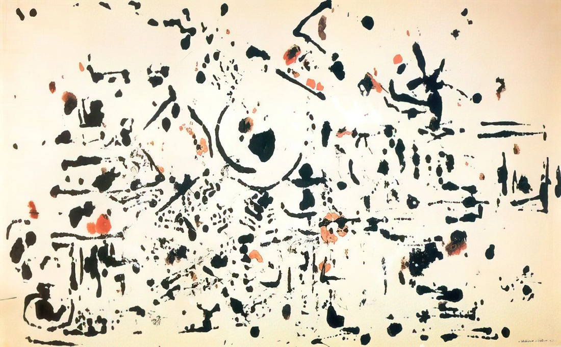 Jackson Pollock: The Official Digital Legacy and Where to Find Authentic Art Prints - UNTITLED 1951 by Jackson Pollock