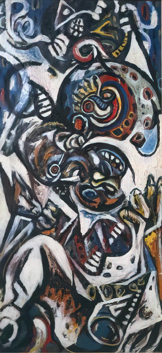 Jackson Pollock: The Revolutionary Force Behind Abstract Expressionism - BIRTH by Jackson Pollock