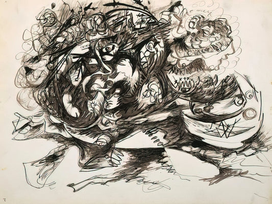 Jackson Pollock: The Revolutionary Force Behind Abstract Expressionism - UNTITLED O CONNOR THAW 771 by Jackson Pollock