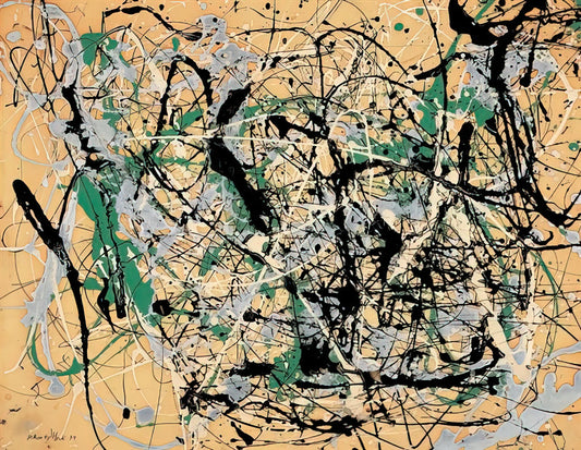 Jackson Pollock: The Revolutionary Force Behind Abstract Expressionism and His Enduring Legacy - NUMBER 17 1949 by Jackson Pollock