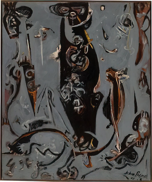 Jackson Pollock: The Revolutionary Force of Abstract Expressionism - TOTEM LESSON 2 1945 by Jackson Pollock