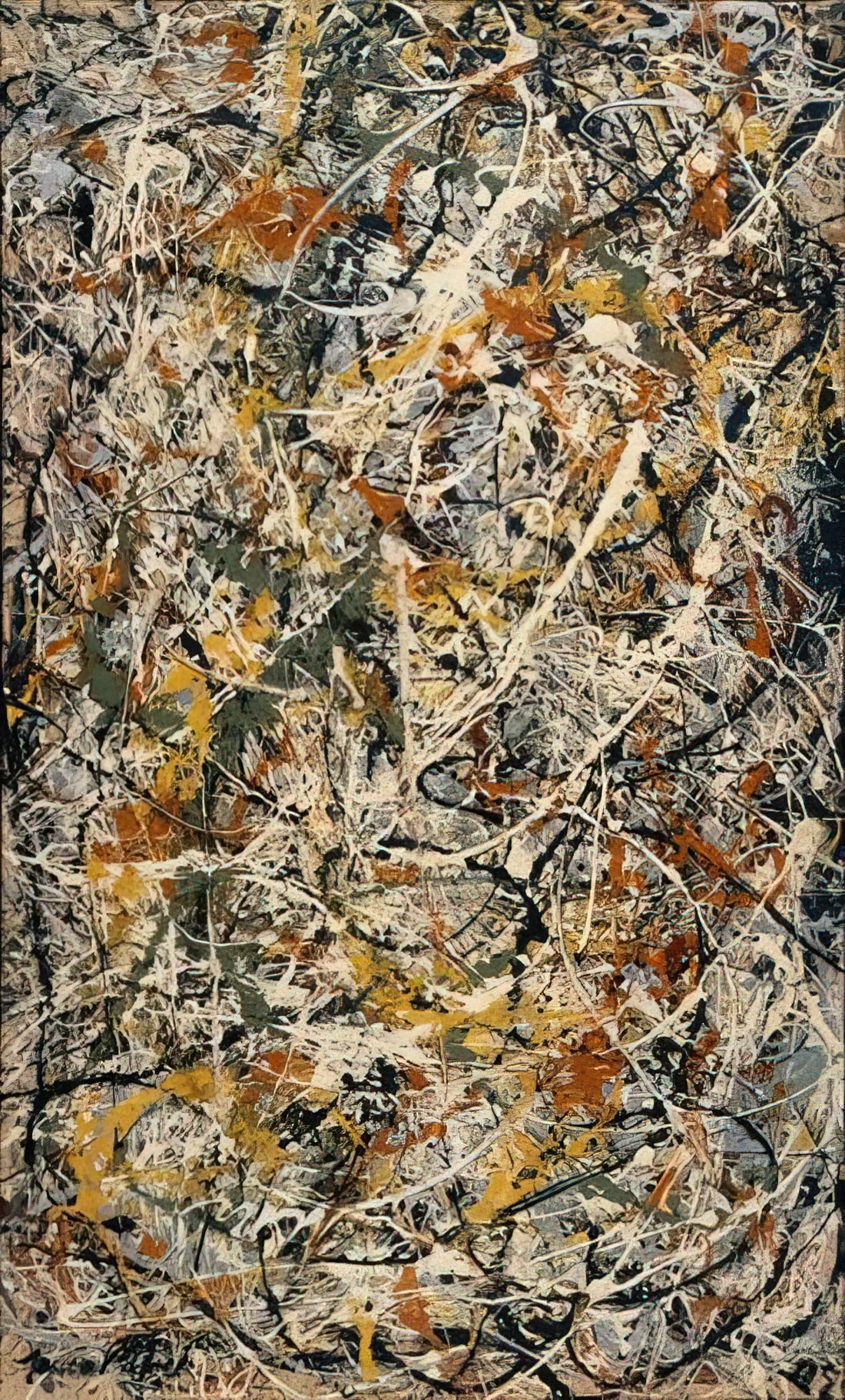 Jackson Pollock: The Revolutionary Force of Abstract Expressionism in Google Arts & Culture - NUMBER 3 1 by Jackson Pollock