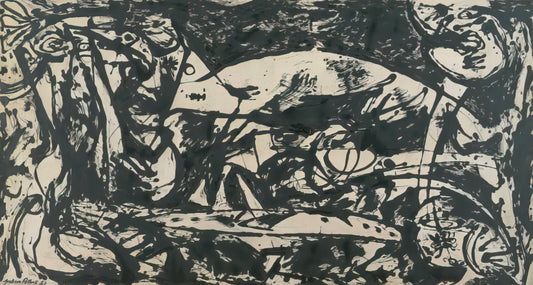 Jackson Pollock's Convergence Canvas: A Masterpiece of Abstract Expressionism - NUMBER 14 by Jackson Pollock