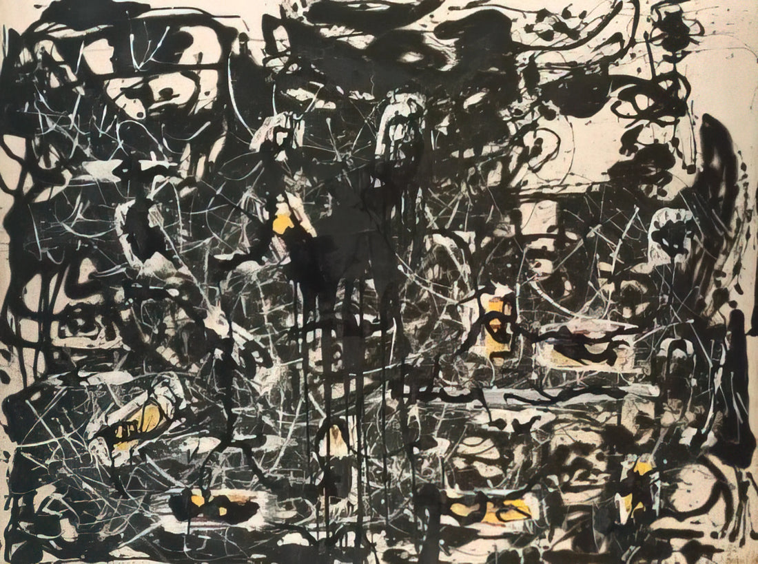 Jackson Pollock's Most Expensive Art: The Record-Breaking Auction Phenomenon - YELLOW ISLANDS by Jackson Pollock