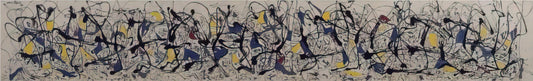 Jackson Pollock's Number 23: A Masterpiece of Abstract Expressionism - SUMMERTIME NUMBER 9A 1948 by Jackson Pollock
