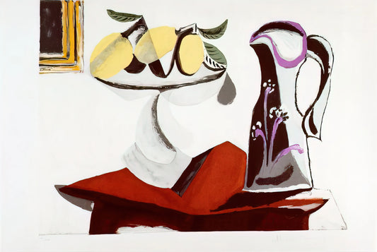 Jacqueline Picasso Painting: The Last Muse's Enduring Legacy - Still life with lemon and jug by Pablo Picasso