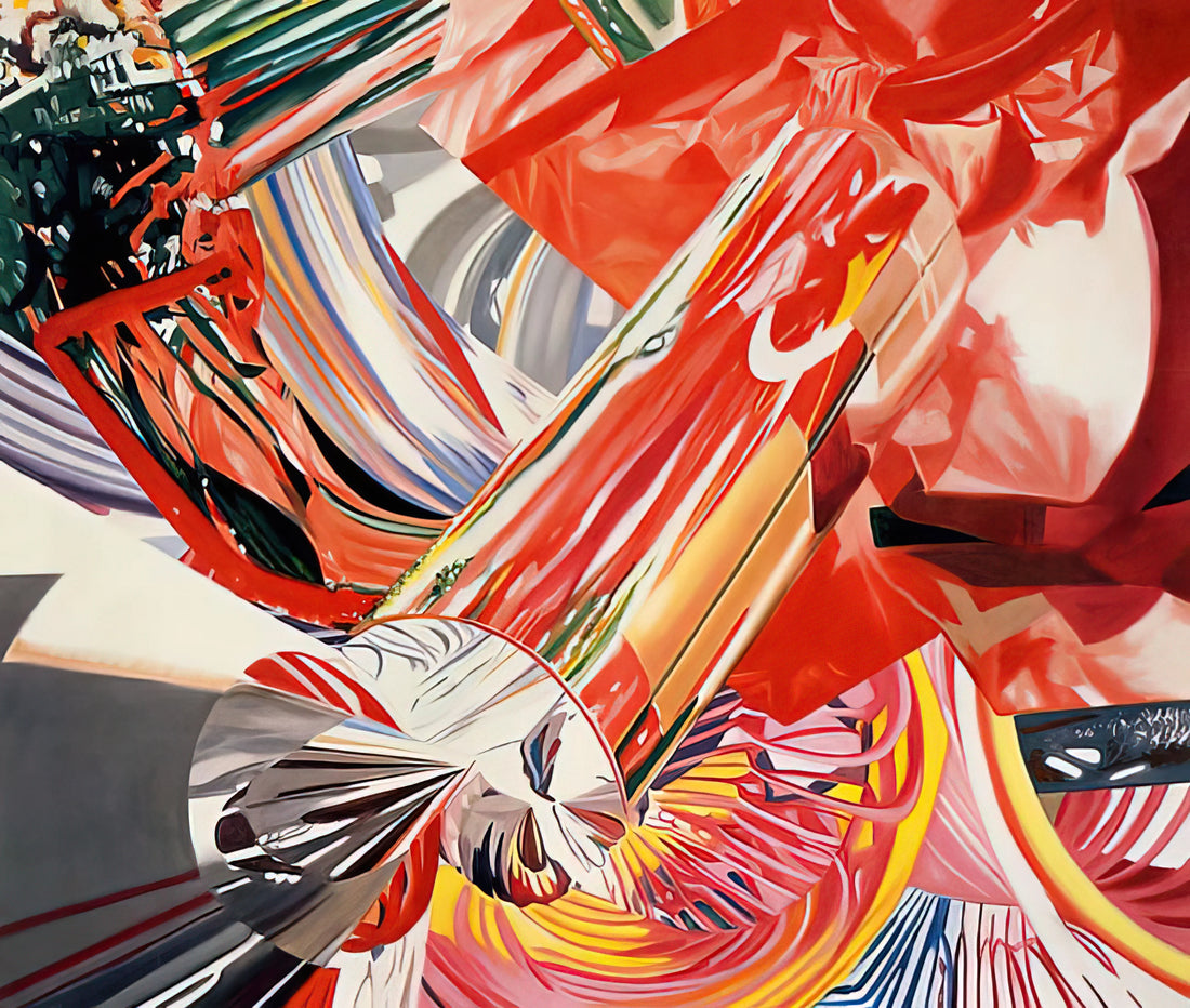 James Rosenquist: The Pop Art Pioneer Who Redefined American Visual Culture - Hitchhiker - Speed of Light by James Rosenquist