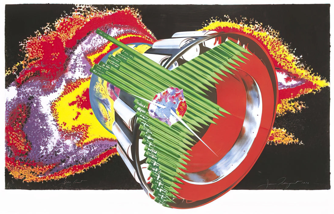 James Rosenquist: The Pop Art Visionary Who Transformed American Visual Culture - Space Dust by James Rosenquist