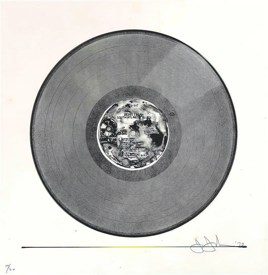 Jasper Johns Art Prints: A Collector's Guide to the Master of Neo-Dada - SCOTT FAGAN RECORD 1970 by Jasper Johns