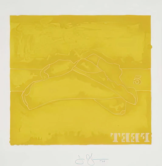 Jasper Johns Art for Sale: A Collector's Guide to Acquiring Iconic Works - FEET 1974 by Jasper Johns