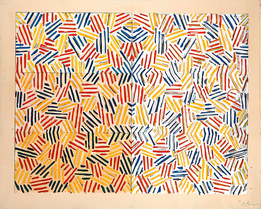 Jasper Johns Signed Prints: A Collector's Guide to Authenticity, Value, and Legacy - CORPSE AND MIRROR 1969 0 by Jasper Johns