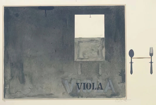 Jasper Johns Three Flags Print: An Icon of American Art History - VIOLA ULAE 117 by Jasper Johns