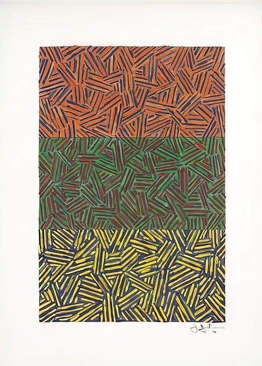 Jasper Johns and the American Transformation of Pop Art - UNTITLED 1978 by Jasper Johns