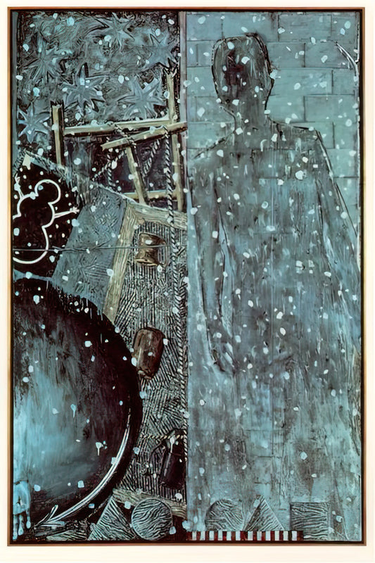 Jasper Johns' Corpse and Mirror: A Seminal Exploration of Perception and Abstraction - WINTER by Jasper Johns